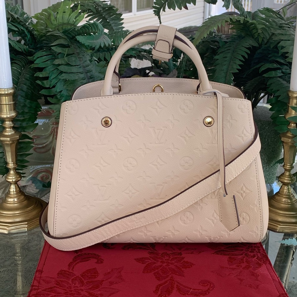 ❤️❤️BRAND NEW LV MONTAIGNE MM BEIGE ROSÉ